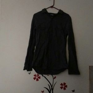 Long Sleeve Button Up Blouse